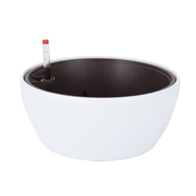 Vencer 11 Inch Plastic Round Self Watering Planter