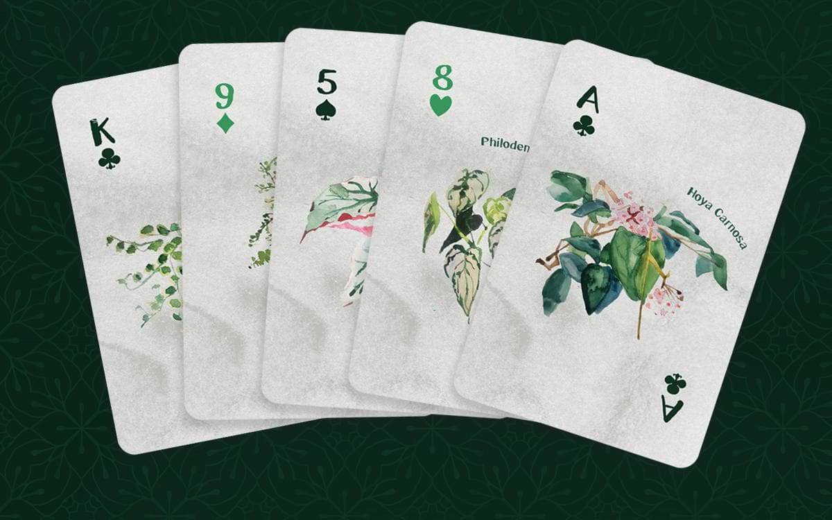floral playing cards deck by YHMAG