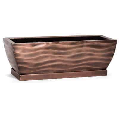 copper planter box