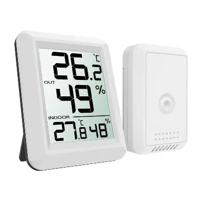 indoor and outdoor temperature and humidity monitor
