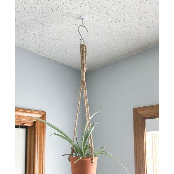 4 Easy Ways To Hang Plants From The Ceiling - How To Hang Something From Ceiling Without Drilling